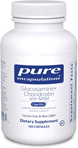 Pure Encapsulations - Glucosamine + Chondroitin with MSM - Healthy Cartilage Strength and Resilience - 120 Capsules