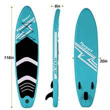 Load image into Gallery viewer, FBSPORT 10'6" Premium Inflatable Stand Up Paddle Board, Yoga Board with Durable SUP Accessories &amp; Carry Bag.Wide Stance, Surf Control, Non-Slip Deck, Leash, Paddle and Pump for Youth &amp; Adult
