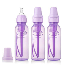 Load image into Gallery viewer, Dr. Brown&#39;s Girls&#39; 6 Pack 8 oz. Bottles - 3 (8 oz.) Lavender - 3 (8 oz.) Pink - Natural Flow
