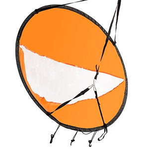 VGEBY Wind Sail, 42inch Kayak Sail Foldable Wind Paddle Adventure Sail Fold-able Downwind Sail for Kayaks, Canoes, Inflatable Boats, Paddle Board