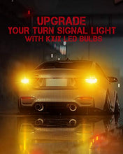 Load image into Gallery viewer, KXJX 3157 LED Amber Yellow Bulb LED Turn Signal Bulb 3156 3056 3057 4157 3457A 3157A 3757 LED Replacement Lamp for Turn Signal Blinker Bulb (Pack of 2)
