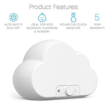 Load image into Gallery viewer, Pure Enrichment® MistAire™ Cloud - Ultrasonic Cool Mist Humidifier Lasts Up to 24 Hours, 8-Color Night Light for Child or Baby, Variable Mist, Whisper-Quiet Operation for Nursery or Bedroom, BPA Free
