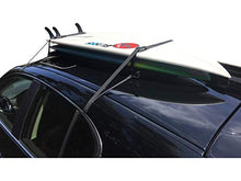 Load image into Gallery viewer, Universal Car Surfboard Soft Roof Rack Pad | Up to Two Surf Boards | with Storage Bag (19 Inches)
