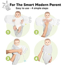 Load image into Gallery viewer, Organic Baby Swaddle Sleep Sacks - 3-Pack Newborn Baby Swaddles 0-3 Months - Ergonomic Baby Sleep Sack - Infant Swaddle Sleep Sacks - Swaddling Wrap Blanket Sleeping Bag for Newborn, Infant (Nordic)
