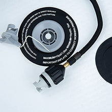 Load image into Gallery viewer, HEYTUR Inflatable Boat SUP Pump Adaptor Standard Schrader Conventional Air Pump Air Valve Adapter Spoke Plate Attachment(Black)
