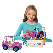Load image into Gallery viewer, Winner's Stable Deluxe Vet Trailer Playset, 22-Pieces Include Articulated Horse Figure and Small Doll, by Just Play
