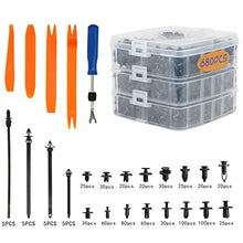 Load image into Gallery viewer, Kurala 680 PCS Car Push Retainer Clips 16 Most Popular Sizes Nylon Bumper Push Fasteners Rivet Clips Replacement Kit
