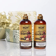 Load image into Gallery viewer, WOW Skin Science Moroccan Argan Oil Shampoo and Conditioner Set - Moroccan Oil Shampoo &amp; Conditioner Set Sulfate Free - Shampoo &amp; Conditioner Set for Color Treated Hair - Natural Shampoo &amp; Conditioner
