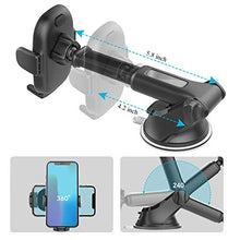 Load image into Gallery viewer, Replacement Suction Cup Mount Part, with Replacement Dashboard Pad Disc, 17.2mm Ball Joint Suction Cup with Adhesive Mounting Disk for Phone Mount Phone Holder, Magnetic Mount, Windshield/GPS
