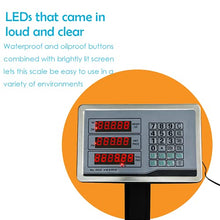 Load image into Gallery viewer, Houseables Industrial Platform Scale 600 LB x .05, 19.5" x 15.75", Digital, Bench, Large for Luggage, Shipping, Package Computing, Postal
