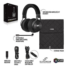 Load image into Gallery viewer, CORSAIR VIRTUOSO RGB WIRELESS XT High-Fidelity Gaming Headset with Bluetooth and Spatial Audio - Works with Mac, PC, PS5, PS4, Xbox series X/S - Slate
