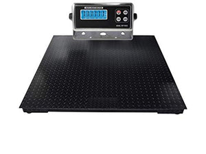SellEton 48" X 48" Floor Scale, Accurate Pallet Scales with Smart Metal Digital Indicator for Warehouse Shipping and Heavy Duty Industrial Weighing | 5000 lbs x 1 lb