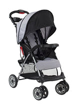 Load image into Gallery viewer, Kolcraft Cloud Plus Lightweight Easy Fold Compact Travel Stroller, Slate Grey
