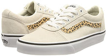 Load image into Gallery viewer, Vans Women's Low-Top Trainers Sneaker, Cheetah Stripe Marshmallow White, 8.5
