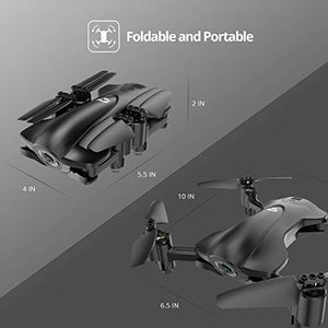 Holy Stone GPS Drone FPV Drones with Camera for Adults 1080P HD, Foldable Drone for Beginners, RC Quadcopter with GPS Return Home, Follow Me, Altitude Hold and 5Ghz WiFi Transmission Live Video, HS165