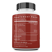 Load image into Gallery viewer, Ancestral Supplements Blood Vitality, Grass Fed Beef Liver, Spleen &amp; Blood Supplements Support Blood, Iron &amp; Immune Health, Promotes Increased Energy &amp; Exercise Performance, Non-GMO, 180 Capsules
