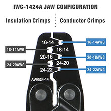 Load image into Gallery viewer, IWISS Deutsch Connector Crimping Tool Kit for Deutsch DT Connectors, Solid &amp; Stamped Contacts, Delphi Weather Pack Crimper-12PCS
