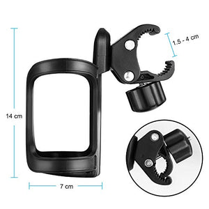 Accmor Stroller Cup Holder, Bike Cup Holder, Universal Bottle Holders for Stroller, Bicycle, Wheelchair, Walker, Trolleys, 1 Pack