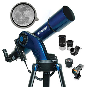 Meade Instruments – StarNavigator NG 102mm Aperture Computerized GoTo Refracting Astronomy Telescope w/AudioStar 30,000+ Object-Database & Audio Tours – Mount & Tripod Included – Amateur Astronomer