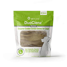 Load image into Gallery viewer, VetOne DuoClenz Enzyme Coated Dog Dental Chews for Large Dogs - Veterinarian Formulated - 30 Count
