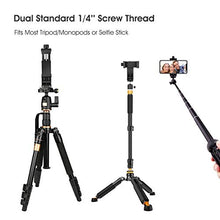 Load image into Gallery viewer, AFAITH Cell Phone Tripod Mount with Remote, Phone Holder Adapter Selfie Monopod with Adjustable Clamp for iPhone Xs Max/X/8/8P/7/7P/6S/6,Samsung GalaxyS9/S9+/S8/S7/S6/S5/Note9/8 and More
