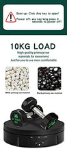 Load image into Gallery viewer, JAYEGT Motorized Rotating Display Stand, 5.74inch /22LB Load, 360 Degree Electronic Turntable Display Stand for Photography Products Shows, Jewelry, Watch, 3D Models, Cake, White
