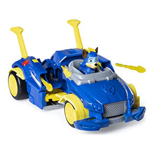 Load image into Gallery viewer, Paw Patrol, Mighty Pups Super Paws Chase’s Powered Up Cruiser Transforming Vehicle, Blue
