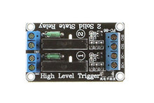 Load image into Gallery viewer, NOYITO 2-Channel Solid State Relay Module High-level Trigger DC Control AC Load AC 240V 2A for PLC Automation Equipment Control, Industrial Control, Circuit Modification(2-Channel 12V)
