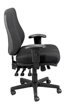 Load image into Gallery viewer, Eurotech Seating 24/7 Swivel Black Chair, Dove Black
