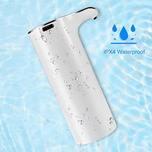 Load image into Gallery viewer, Automatic Touchless Soap Dispenser, Oyye 15.37oz/450ml Rechargeable Electric Foaming Soap Dispenser with Adjustable Switches Infrared Motion Sensor, Suitable for Bathroom/Kitchen/Office/Hotel
