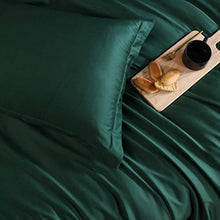 Load image into Gallery viewer, L LOVSOUL Duvet Cover King,3 Piece Bedding Sets 100% Egyptian Cotton 1200 Thread Count Comforter Cover and 2 Pillow Cases,Green-106x90Inches
