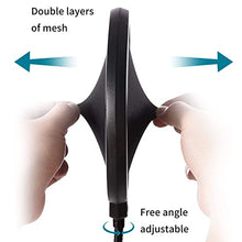 Load image into Gallery viewer, Microphone Boom Arm Stand, VeGue Adjustable Suspension Scissor Mic Stand with 3/8" to 5/8" Adapter, Pop Filter, Mic Clip, Heavy Duty Desk Clamp for Blue Yeti Nano Snowball Ice and Other Mics(VA10)
