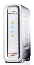 Load image into Gallery viewer, ARRIS SURFboard SB8200 DOCSIS 3.1 Gigabit Cable Modem | Approved for Cox, Xfinity, Spectrum &amp; others | White , Max Internet Speed Plan 1000 Mbps
