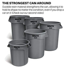 Load image into Gallery viewer, Rubbermaid Commercial Products - FG263200GRAY BRUTE Heavy-Duty Trash/Garbage Can, 32 Gallon, Gray

