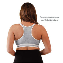 Load image into Gallery viewer, BRAVADO! DESIGNS Original Pumping and Nursing Bra in Cotton-Modal | Dove Heather | M
