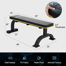 Load image into Gallery viewer, Flat Weight Bench, Doufit WB-02 Heavy Duty Exercise Bench for Home Gym, Dumbbell Workout Bench for Weight Training

