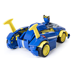 Paw Patrol, Mighty Pups Super Paws Chase’s Powered Up Cruiser Transforming Vehicle, Blue