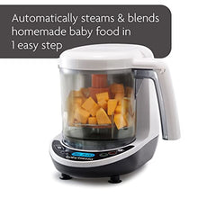 Load image into Gallery viewer, Baby Brezza One Step Baby Food Maker Deluxe – Automatically Steams &amp; Blends Homemade Baby Food – Easy Way to Make Organic Food for Infants and Toddlers - Includes 3 Food Pouches &amp; Filling Funnels
