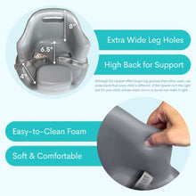 Load image into Gallery viewer, Upseat Baby Floor Seat Booster Chair for Sitting Up with Removable Tray for Meals and Playtime, Developed with Physical Therapists for Safe and Healthy Hip Development and Posture
