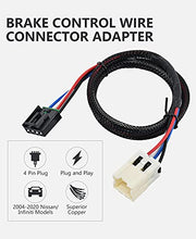 Load image into Gallery viewer, RED WOLF Trailer Brake Controller Wiring Harness Connector Adapter Compatible with 2004-2020 Nissan Froniter/Titan/Armada, 2004-2017 Infiniti QX56 QX80 Plug Electric Brake Control for Trailer Tow Hook
