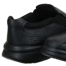 Load image into Gallery viewer, Clarks mens Bradley Step Loafer, Black Tumbled Leather, 10.5 Wide US
