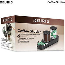 Load image into Gallery viewer, Keurig K-Cup Pod &amp; Ground Coffee Storage Unit, Coffee Storage, Holds up to 12 ounces of Ground Coffee &amp; 12 K-Cup Pods, Black
