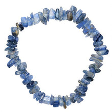 Load image into Gallery viewer, Himalayan Blue Kyanite Tourmaline Chip Jewelry Set (18" Necklace, 7" Bracelet, 2" Earrings) [Selenite Charged] (Blue Kyanite)
