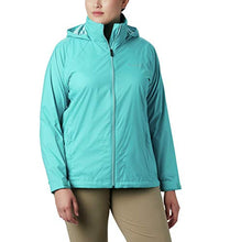 Load image into Gallery viewer, Columbia Women&#39;s Switchback III Adjustable Waterproof Rain Jacket, Miami, Large
