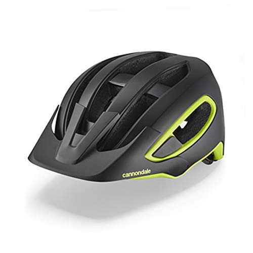 Cannondale Adult Hunter MIPS Bicycle Helmet - Black with Volt (Black with Volt - L/XL)