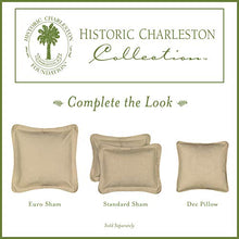 Load image into Gallery viewer, HISTORIC CHARLESTON King Charles Modern Farmhouse Floral Matelasse Bed Spread, Queen, Sage
