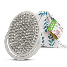 Load image into Gallery viewer, haakaa Silicone Shampoo Brush - Soft Cradle Cap Brush Comb | Hair Scalp Massager, Soft Bristles for Newborns &amp; Toddlers,Ideal Baby Registry Gift - 1pk
