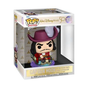 Funko Pop! Ride: Walt Disney World 50th - Captain Hook at Peter Pan's Flight Attraction