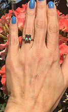 Load image into Gallery viewer, Green Tourmaline Ring - Statement Ring - Gold Ring - Engagement Ring - Rectangle Ring - Cocktail Ring - Gemstone Ring
