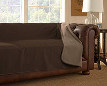 Load image into Gallery viewer, Mambe 100% Waterproof Furniture Cover for Pets and People (Sofa 70&quot;x 120&quot;, Chocolate-Cappuccino)
